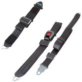 Q-Straint QRT Standard Retractors with Shoulder/Lap Belt, L-Track & Belt Hardware - 4-Pack
