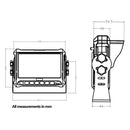 Wireless Backup Camera System | 7" Quad View Display with Built-in DVR