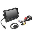 7" Digital Quad View Color Monitor with Built-In DVR | RVS-3710-DVR