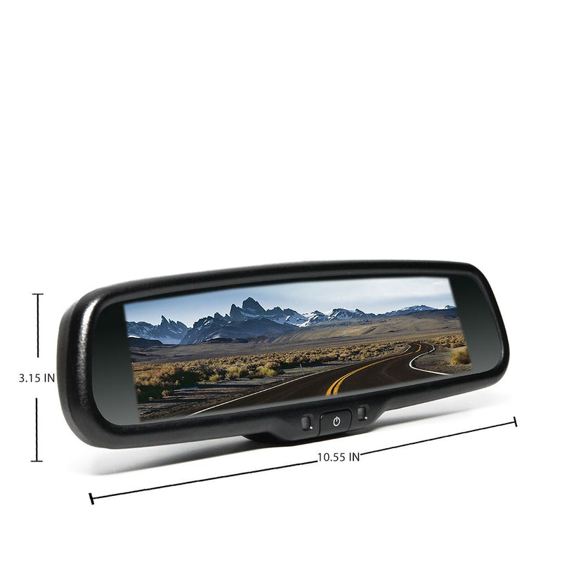 G-SERIES Rear View Replacement Mirror Monitor With 7.3" MirrorLink Display