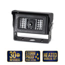 Backup Camera System with Waterproof Quad View Monitor and Heated Camera