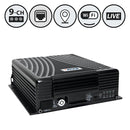 MobileMule™ 9 Channel Mobile DVR with GPS Tracking and Live Video Options (Hard Drive)