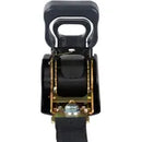 6' Retractable Ratcheting Tie-Down Strap with S-Hook Ends (Package of 2)