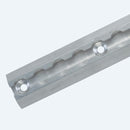 100" Pre-Drilled Aluminum Safety Surface Anchorage L-Track | FE752NA100-04-3