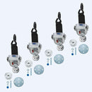 Q'Straint 4 QRT-360 Retractors Kit with Slide 'N Click Fittings | Q-10009