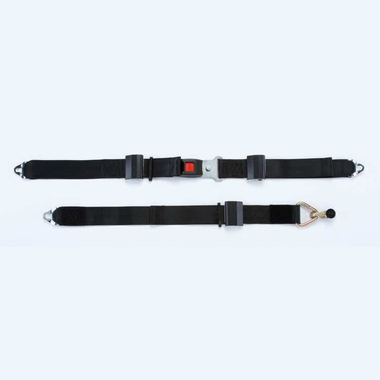 QRT MAX Slide 'N Click Retractor Kit with Non-Retractable Belts and Floor Pockets