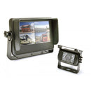 Backup Camera System with Waterproof Quad View Monitor