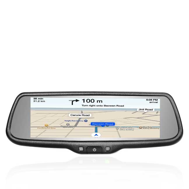 G-SERIES Rear View Replacement Mirror Monitor With 7.3" MirrorLink Display