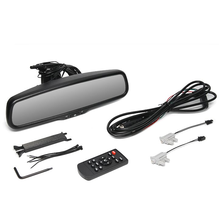 G-SERIES Rear View Replacement Mirror Monitor with Auto-Dimming, Compass and Temperature