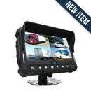 Wireless 7" Quad View Monitor with Built-in DVR